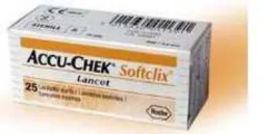 ACCU-CHEK SOFTCLIX 25 LANCETTE