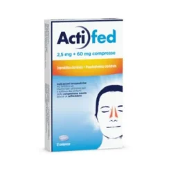 Actifed contro il raffreddore 12 compresse 2,5 mg 60 mg