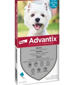 Advantix Spot On 6 pipette per cani da 4 a 10 kg