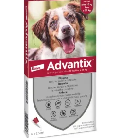 Advantix Spot On 6 pipette per cani da 10 a 25 kg