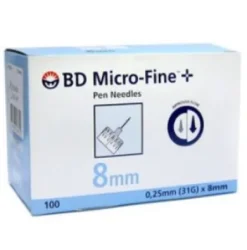 Ago BD Microfine G31 8mm per iniezione insulina 100 pezzi