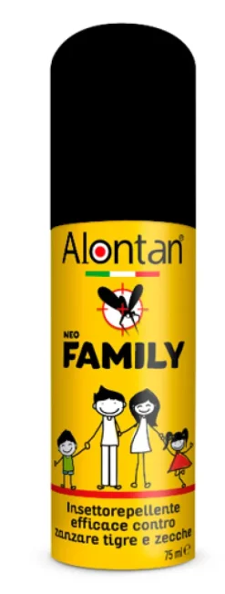 Alontan Neo Spray contro zanzare tigri e zecche flacone 75 ml