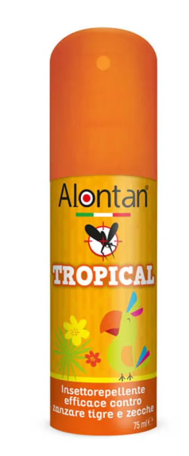 Alontan Tropical Spray contro zanzare tigri e zecche 75 ml