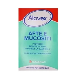 Alovex Afte e Mucositi sciacquo antidolore 20 bustine