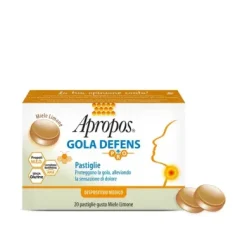Apropos Gola Defence Pro 20 Pastilglie Miele Limone