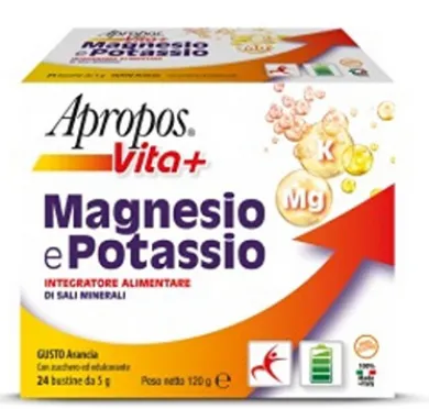 APROPOS VITA+ MAGNESIO E POTASSIO 24 BUSTINE
