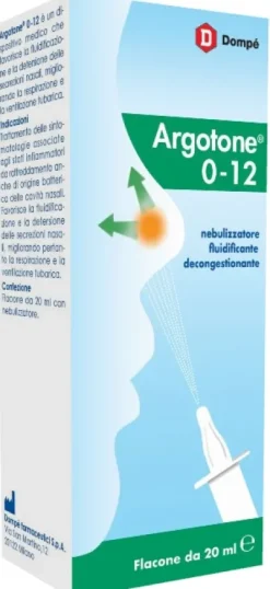 Argotone 0-12 Spray Nasale nebulizzatore 20 ml