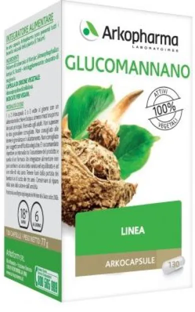 ARKOCPS GLUCOMANNANO 130 CAPSULE