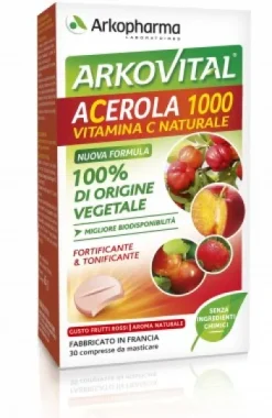 ARKOVITAL ACEROLA 1000 30 COMPRESSE MASTICABILI