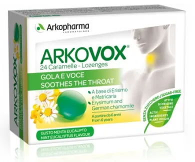 ARKOVOX MENTA EUCALIPTO 24 CARAMELLE