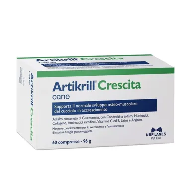 Artikrill Crescita cane mangime complementare 60 compresse
