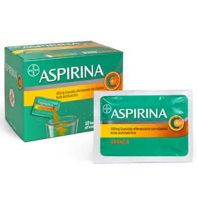 Aspirina C Granulato Vitamina febbre e raffreddore 10 bustine