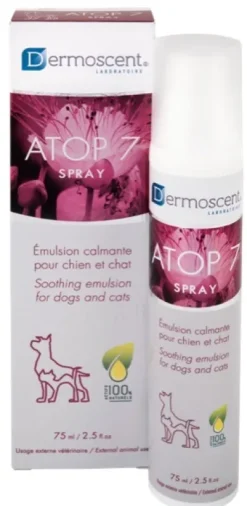 Atop 7 Spray per la rigenerazione della cute per cani 75 ml