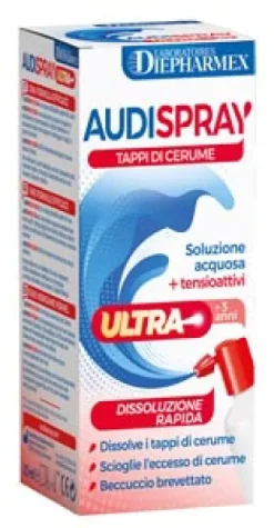 Audispray Ultra Spray per tappi orecchie 10 ml
