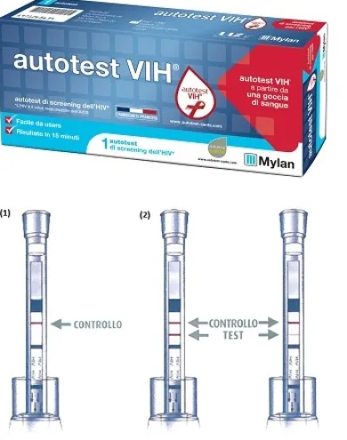 Autotest Virus infezione HIV AIDS screening entro 3 mesi