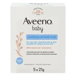 Aveeno Baby Colloidal Polvere da Bagno 5x21g