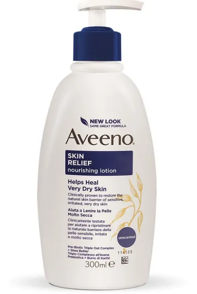 Aveeno Skin Relief Nourishing lotion per pella secca 300 ml
