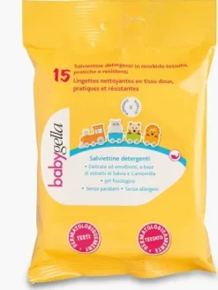 BABYGELLA WIPES SALVIETTE DETERGENTI 15 PEZZI