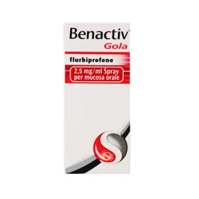 Benactiv Gola Spray per il mal di gola flacone da 15 ml