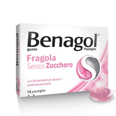 Benagol gusto Fragola senza Zucchero 16 pastiglie
