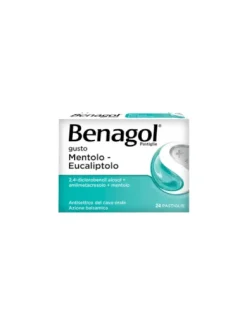 Benagol gusto Mentolo Eucalipto per il mal di gola 24 pastiglie