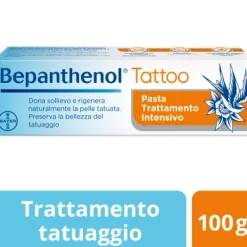 Bepanthenol Tattoo Pasta Trattamento Intensivo per tatuaggi 100g