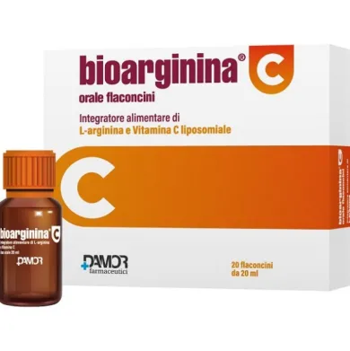 Bioarginina C Orale Integratore Alimentare 20 flaconcini