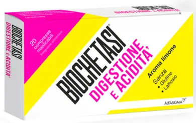 Biochetasi Digestione e Acidità Integratore 20 compresse