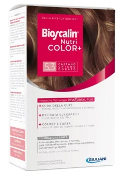 Bioscalin Nutricolor + 3 Castano Chiaro Dorato tinta