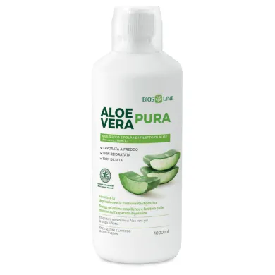 Biosline Aloe Vera Pura Integratore Alimentare flacone 1 litro