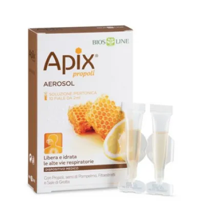 Biosline Apix Propoli Aerosol pulizia naso 10 flaconi monodose