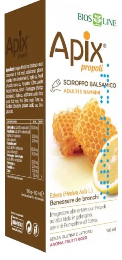 Biosline Apix Propoli Sciroppo Balsamico Integratore 150 ml