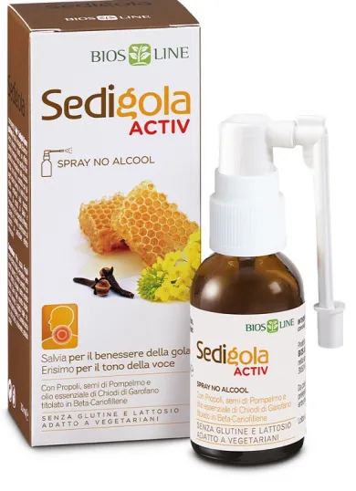 Biosline Apix Sedigola Activ Spray per la gola 30 ml