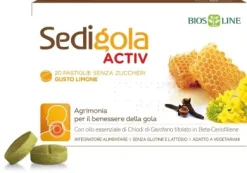 Biosline Apix Sedigola Activ Limone 20 pastiglie