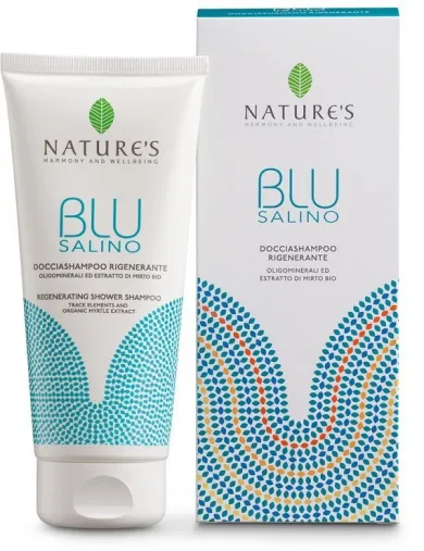 Biosline Natures Blu Salino Doccia Shampoo Rigenerante 300 ml