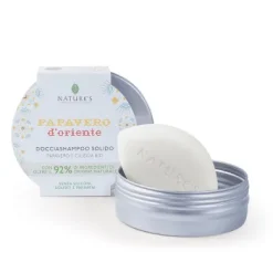 Biosline Natures Papavero d'Oriente Doccia Shampoo solido 60 g