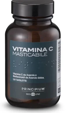 Biosline Principium Vitamina C masticabile 120 tavolette