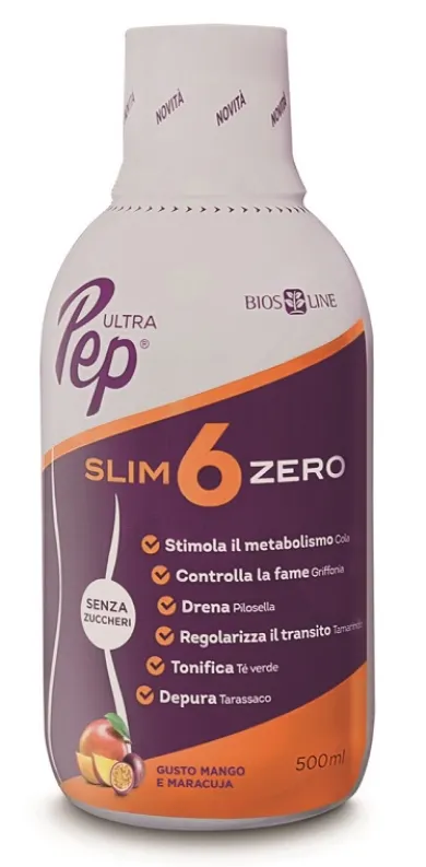 Biosline Ultra Pep Slim 6 Zero Mango e Maracuja 500 ml