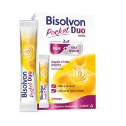 Bisolvon Pocket Duo Lenitivo contro tosse 14 bustine