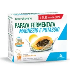 Body Spring Papaya Fermentata Magnesio Potassio 14 bustine