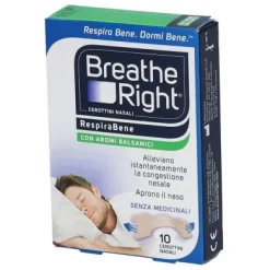 Breathe Right Cerotti nase Balsamici 10 pezzi