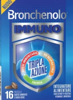 Bronchenolo Immuno Integratore Sistema Immunitario 16 pastiglie