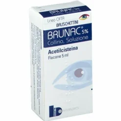 Brunac Collirio per occhi 5 ml 5%