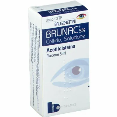 Brunac Collirio per occhi 5 ml 5%