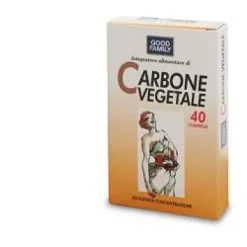 CARBONE VEGETALE GOOD FAMILY 40 COMPRESSE
