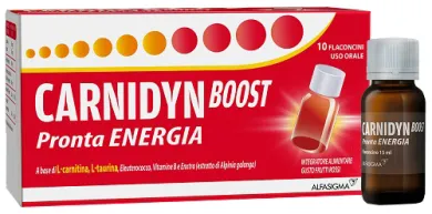Carnidyn Boost Integratore Carnitina 10 flaconcini