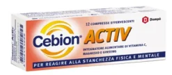 CEBION ACTIV 12 COMPRESSE EFFERVESCENTI