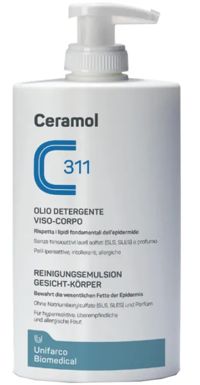 Ceramol 311 Olio Detergente Viso Corpo 400 ml