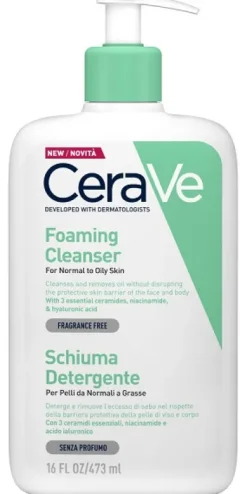 Cerave Schiuma Detergente Viso 473 ml