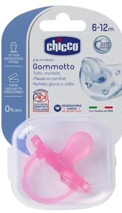 Chicco Gommotto Silicone bambina rosa 1 pezzo